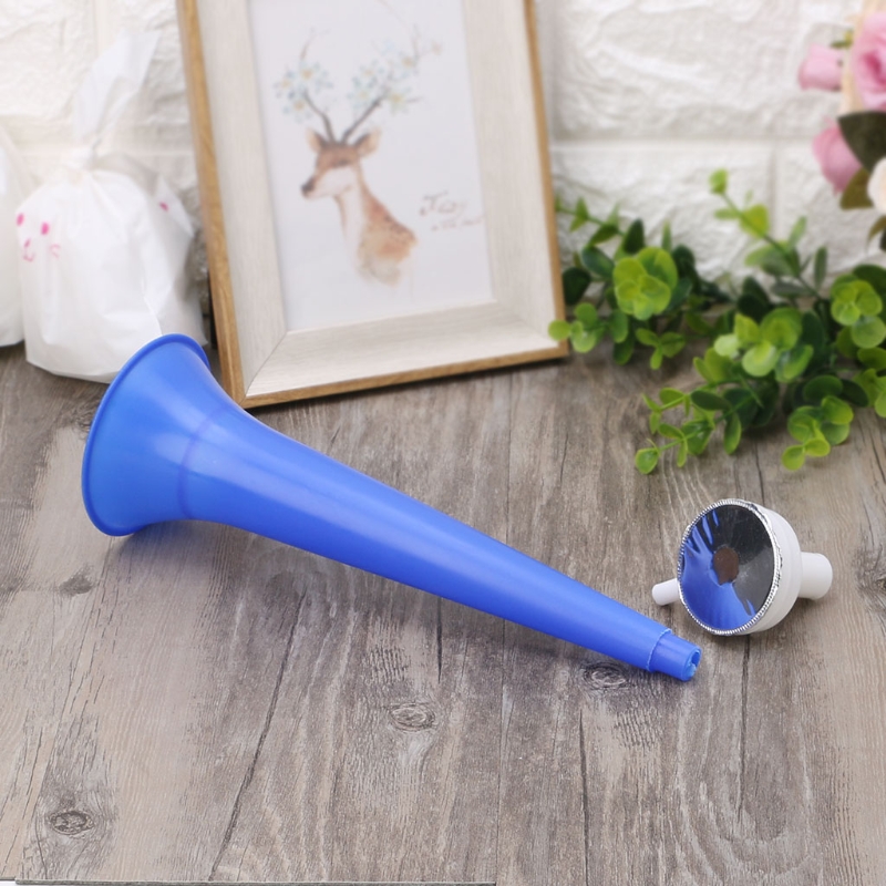 Claxon de plástico para jugadores de fútbol, accesorios de animación, Trompeta de Color aleatorio para chico vuvuvuzela, 1 unidad