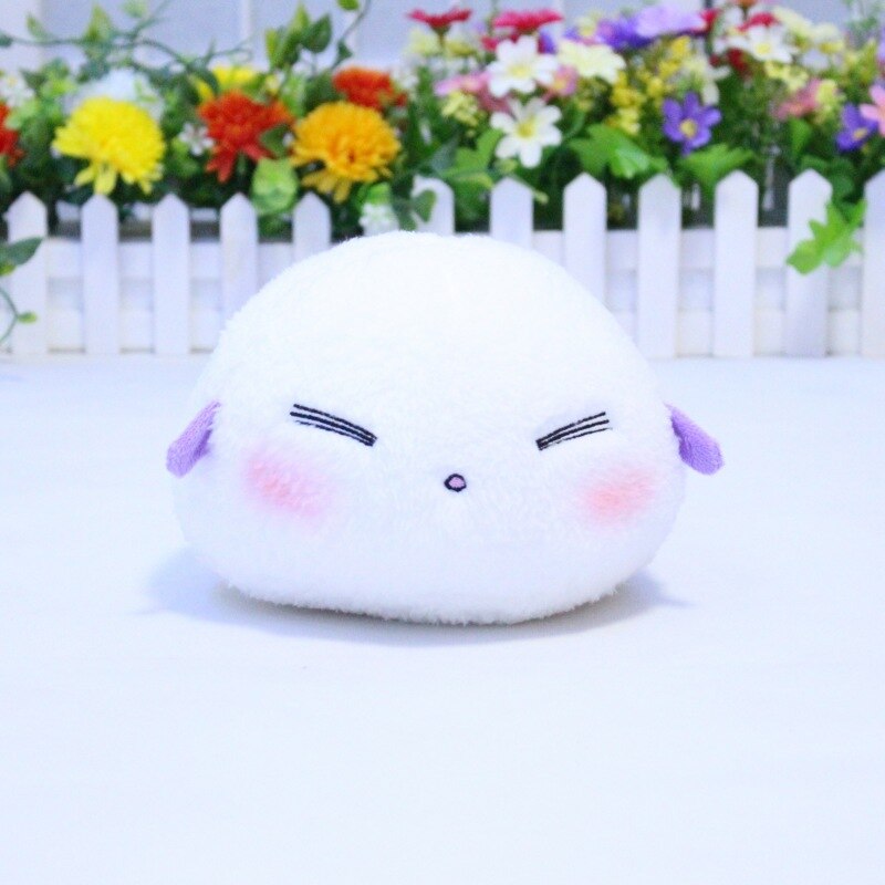 Matoba-jouet de Manga comme Miss Beelzebub aime le blanc, mignon, poupée de dessin animé en peluche: 32cm Purple Ears