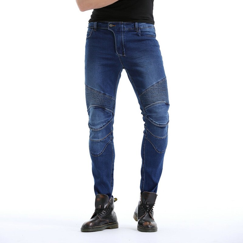 Waterproof Motorcycle Riding Jeans Advanced protective gear pantalon Rainproof Anti-fall Straight Motocross Racing Pants For Men