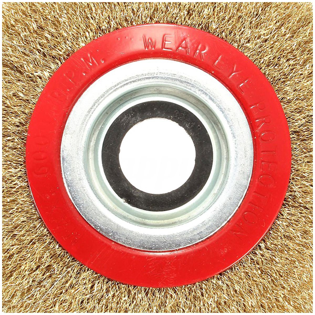 Wire Brush Wheel for Bench Grinder Polish + Reducers Adaptor Rings,6inch 150Mm