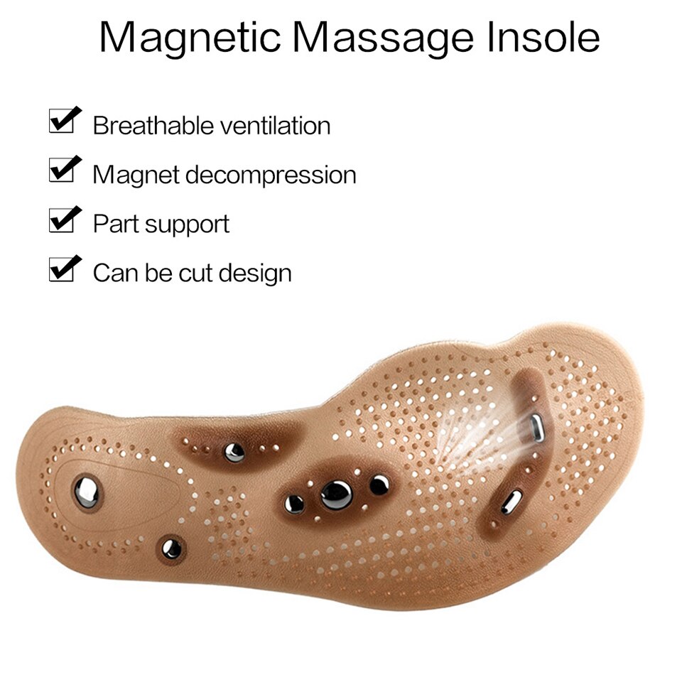 Magnetische therapie Abnehmen körper Akupunktur Fett Brennen Einlegesohlen Kissen Fuß Bein Schmerzen Zu Lindern Linderung Atmungs fuß Massage Pads
