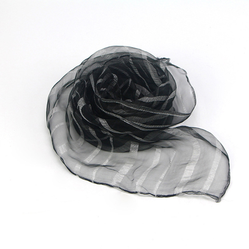 60*60 cm femmes rayé foulard bonbons couleur unie écharpes 20 pcs/paquet en mousseline de soie Nylon enfants Performance variété spectacle danse écharpes