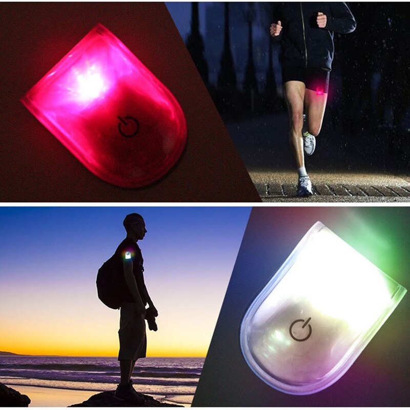 draussen Sport Nacht Laufende Licht Magnet Joggen LED Arm Bein Warnung Tragbare Reiten Fahrrad Fahrrad Party glühend 2 Modi