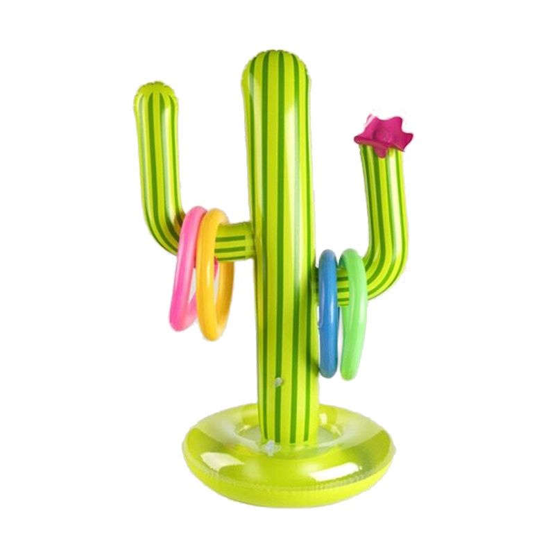 Juego de Cactus inflable para piscina, juego de astas flotantes para nadar, suministros de playa, Bar de viaje, juegos de al aire libre, novedad: Cactus Set