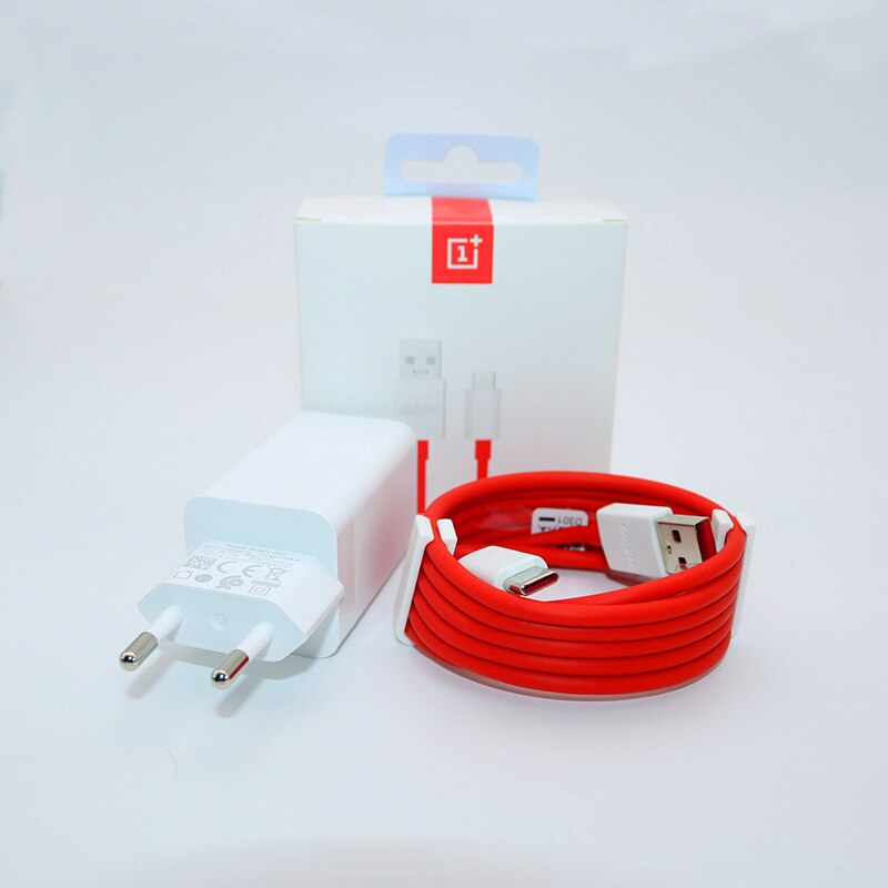 Original Oneplus EU Charger 5V4A car Dash charger For One plus 6T 5/5T/3/3T Dash Charge Adapter Dash 4A USB Charge Type C Cable: EU Charger set
