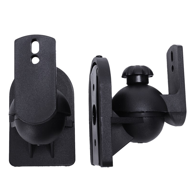 2pcs ABS plastic Black Universal Surround Sound Speaker Wall Mount Brackets