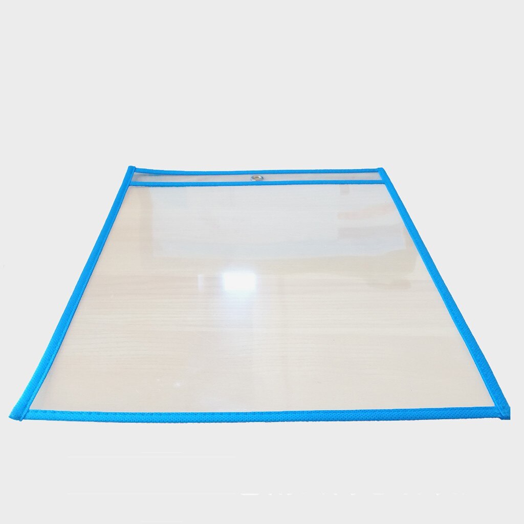 10/30 PIÈCES Réutilisable Sec Effaçable Poches transparentes Écrire Et Essuyer Planche à Dessin Brosse Sèche Sac Pochette Pour Enseigner Aux Enfants le Pastels