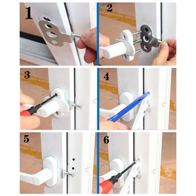Fenster Begrenzer verriegeln Position Stopper FlüGel Wind Klammer Heimat Sicherheit Tür Und Fenster Schärpe sperren Art Sicherheit Schutz
