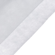 Tela de poliéster blanca autoadhesiva para costura DIY, accesorios de tela acolchada, suministros