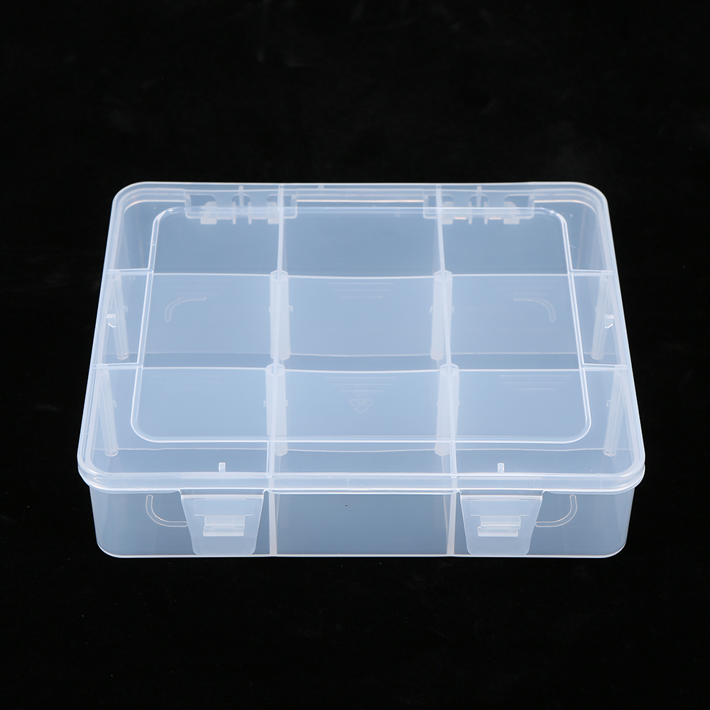 Bærbar gennemsigtig lastboks  a4 papir opbevaringsboks enkelt rum værktøj papirvarer opbevaringsboks: Syc -209
