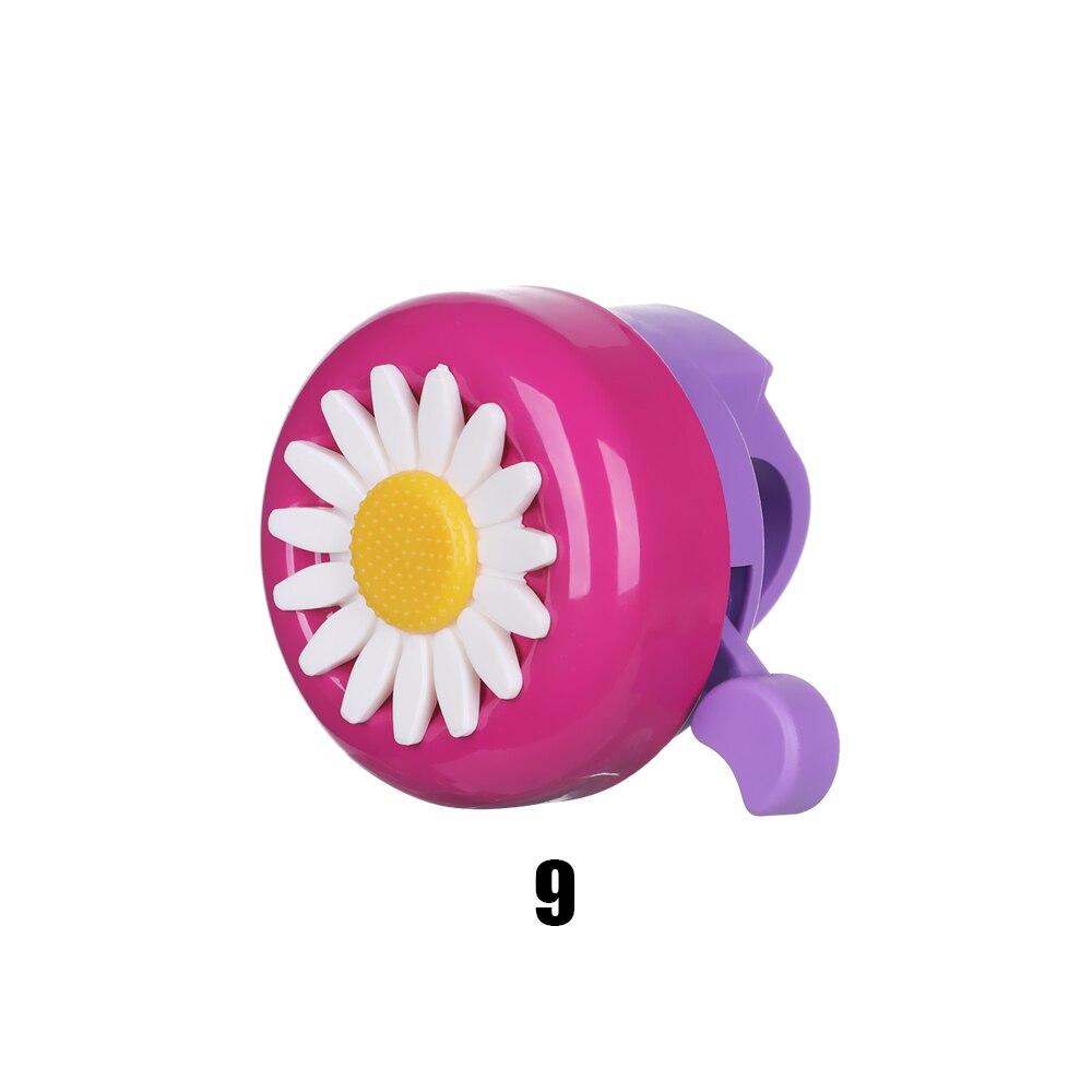 Mode 1Pc Kids Funny Fiets Bell Hoorns Fiets Daisy Bloem Kinderen Meisjes Fietsen Ring Alarm Voor Stuur Multi-kleur: 9