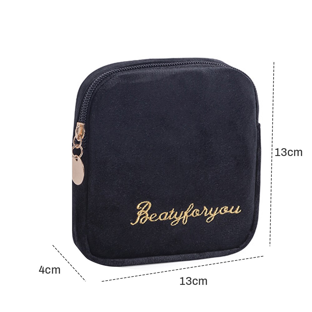 Sanitary Napkin Storage Bag Canvas Pad Makeup Bag Coin Purse Jewelry Organizer Credit Card Pouch Case Tampon Packaging: G275847