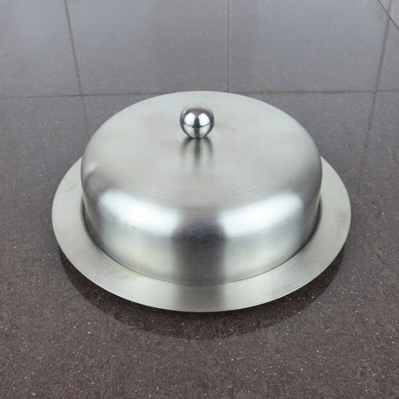 Stainless steel butter and margarine tubs butter dish snack box restaurant disc cheese box crisper insulation plate