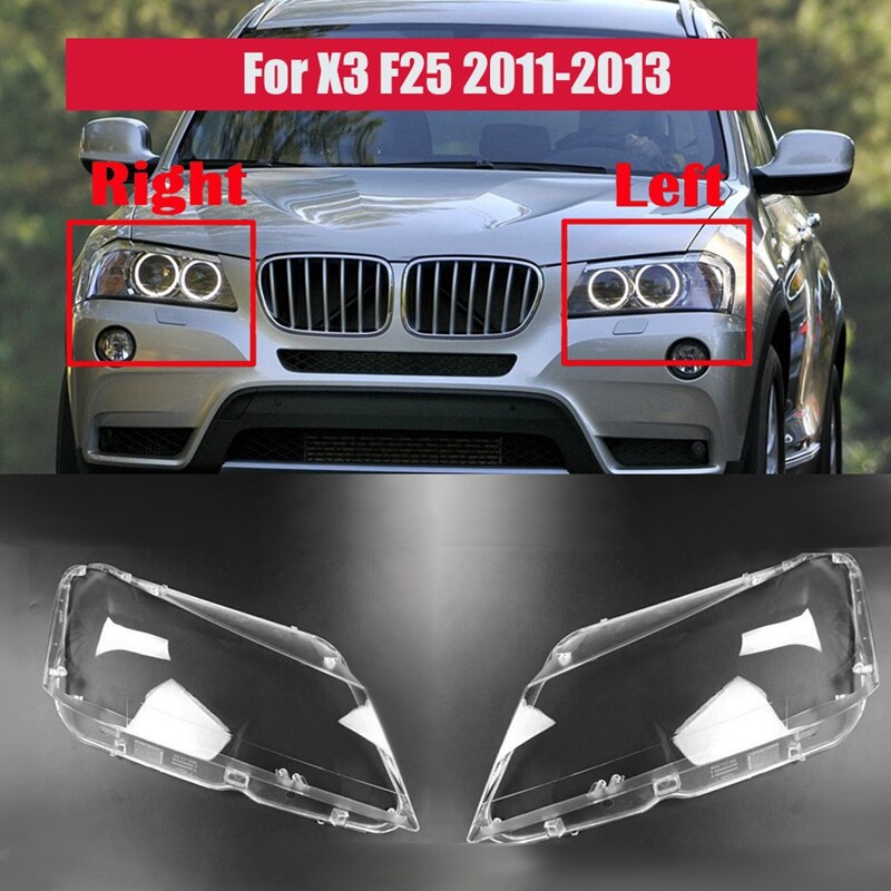 Scheinwerferabdeckung Für BMW 1er F20 – Linke Seite, Transparent, Aus PC-Kunststoff, UV-beständig