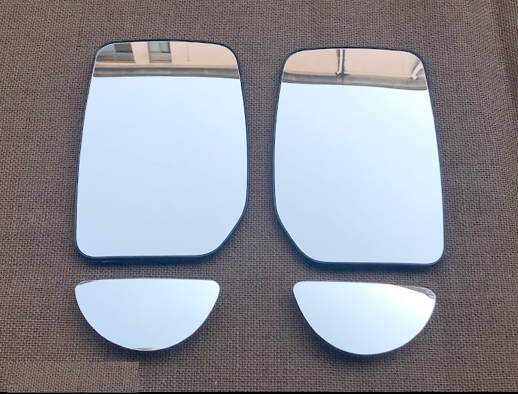 CAPQX For Ford Transit V348 MK6 MK7 2000 With heating Left or Right Side Rearview Mirror Glass Rear view mirror Lens