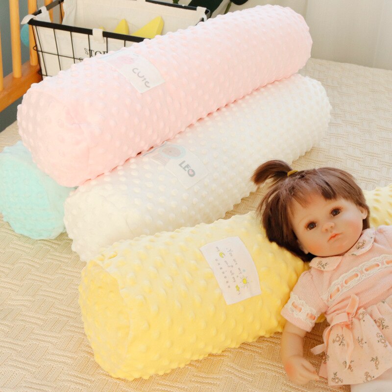 Beanie Velvet Cylindrical Bed Surrounding Baby Comforting Pillow Anti-falling Guardrail Crib Bed Fence Pillow for Pregnant Women