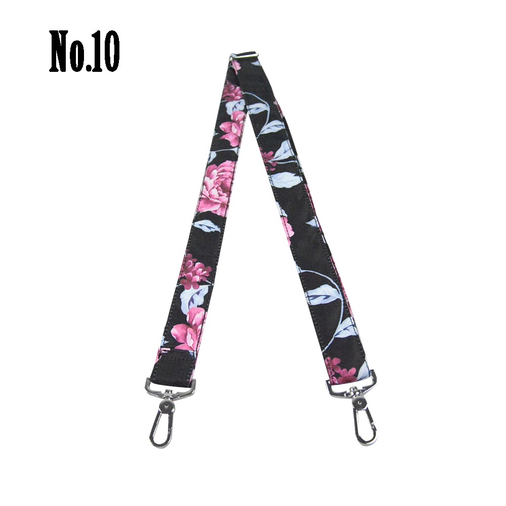 Tanqu 1 stycke mjukt blommigt handtag med justerbart längd med spänne för klassiska mini obag handtag för o väska för handväska dam & #39 ;s väskor: No 10