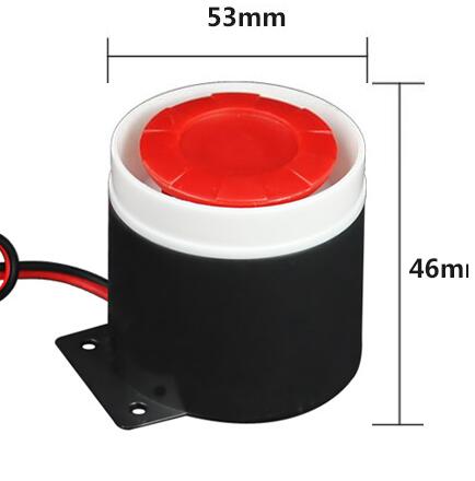 Yobang bezpieczeństwa przewodowy syreny bezpieczeństwa w domu mini syreny czujniki alarmy na sprzedaż 110dB 12 V biuro w domu ochrony czujników alarmowych