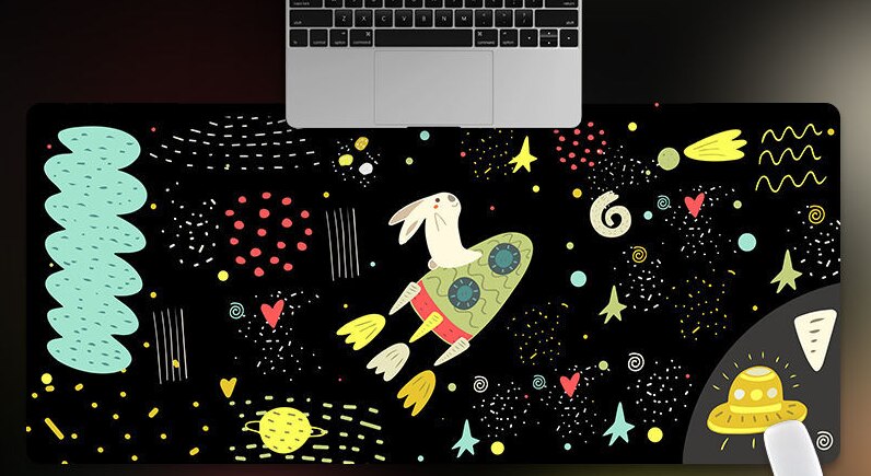 Mouse Pad Cute Desk Mats Kawaii Desk Pad Kawaii Mouse Pad Deskpad for Home Computer Keyboard Gaming Office Accessories 80x30cm: 300x800x2mm 10