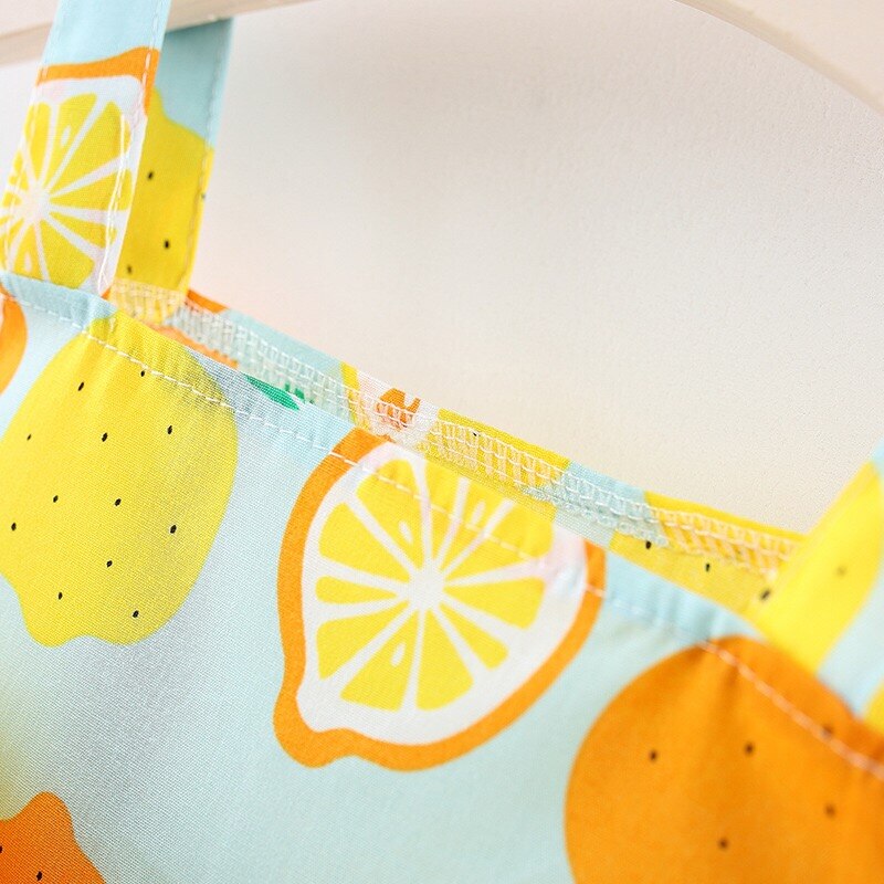 Baby Girl Dress Bow Lemon Print Infant Toddler Outfit Sleeveless Princess Dress Summer Baby Girl Clothes Girls Vestidos 0-24M