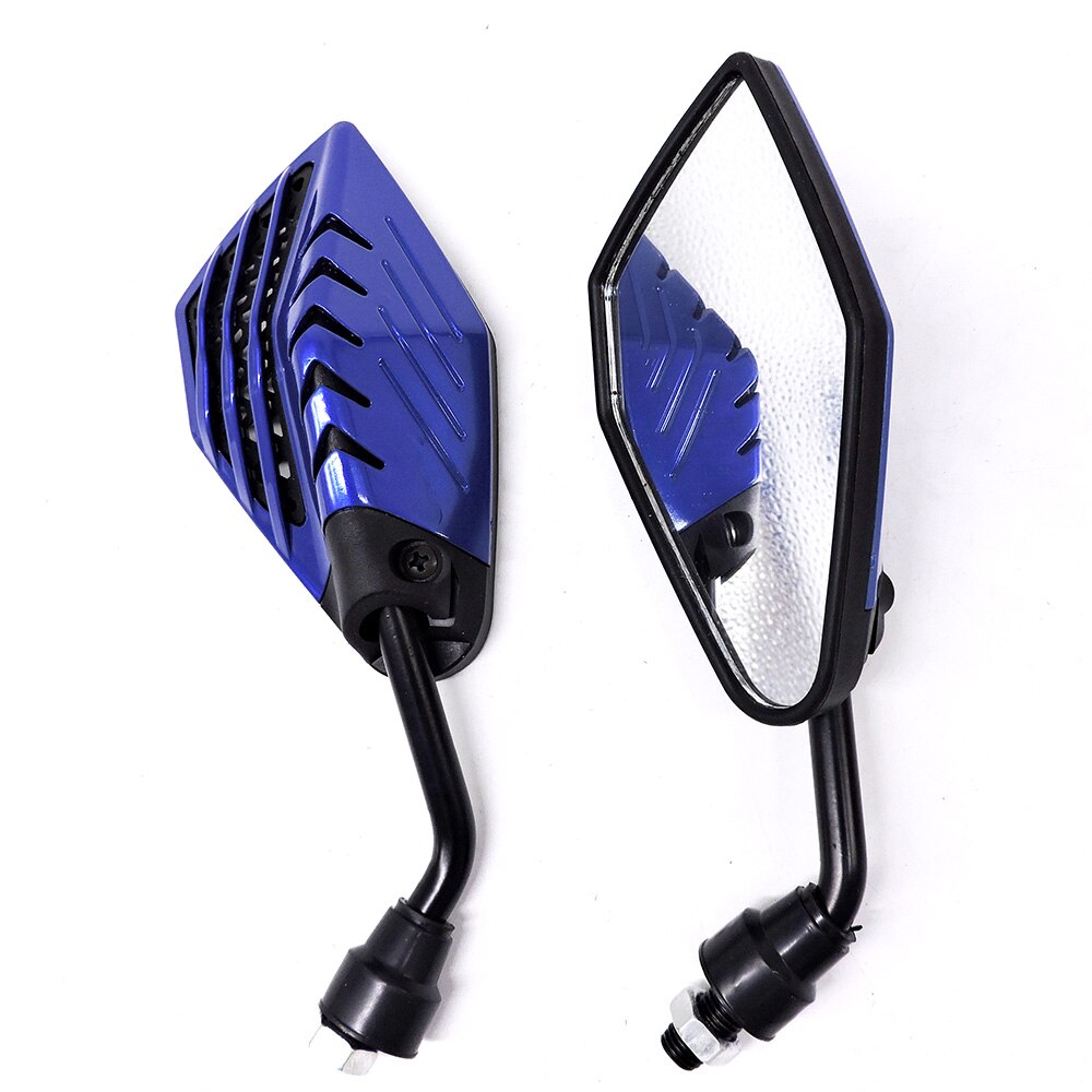 10mm Universal ATV acessorios Motocross parts dirt pit bike Motorbike Rear view mirrors moto motorcycle rearview Mirror: Blue