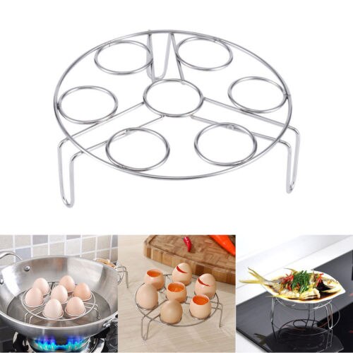 Eco Friendly Egg Rack Steamer Cooker Holder Stainless Steel Trivet Steam Rack For Instant Pot Egg Poachers