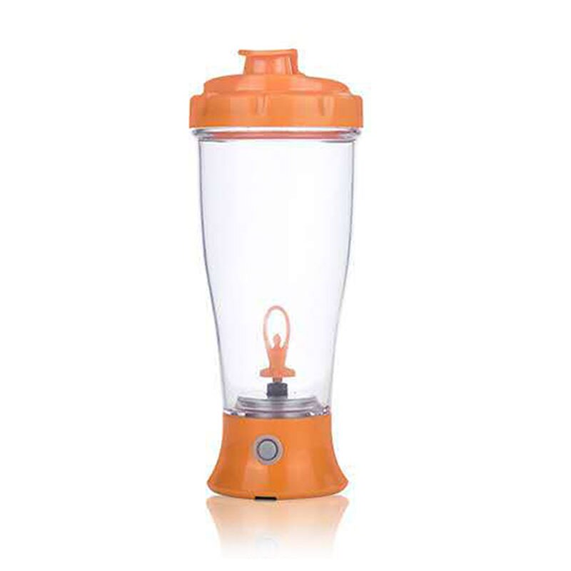 Tasse d'agitation automatique de 350ml sans batterie tasse à café électrique aimantation automatique remuant des bouteilles de secoueur de tasse Drinkware: orange