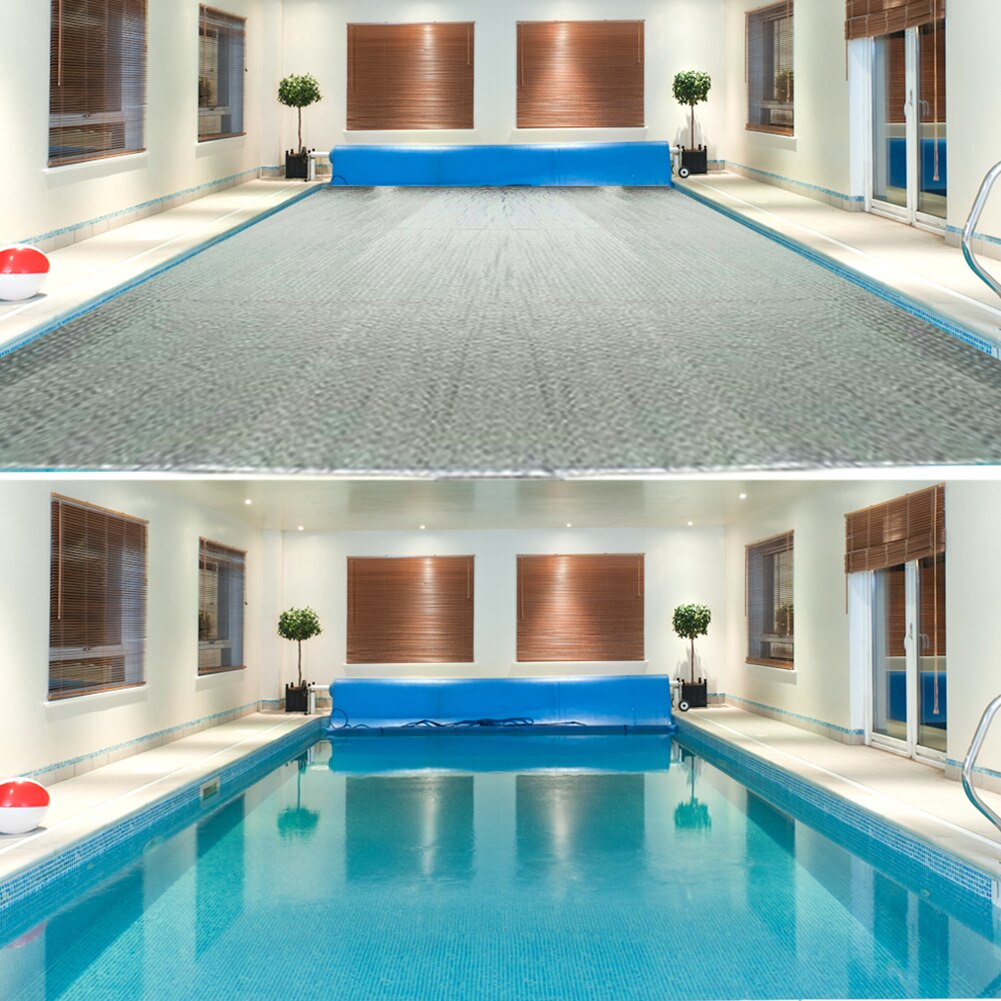 1 ud. Piscina impermeable a prueba de polvo Multi-funcional textura clásica cobertura práctica Anti-evaporación película de aislamiento