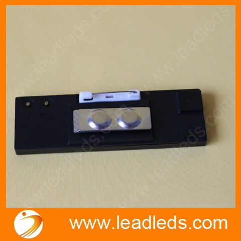 Yellow Led Name Badge sign scrolling message advertising display / business card show tag /Rechargable+Programmed