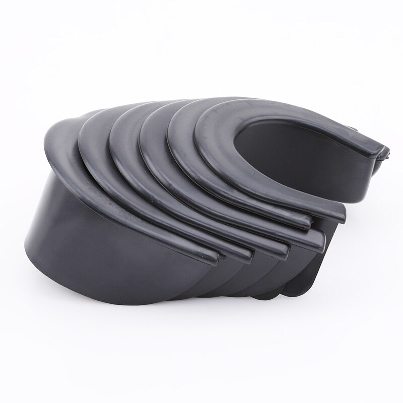 6 uds mesa de billar bolsillo Liners 4 goma billar 4 esquina y 2 lado goma billar accesorios de repuesto