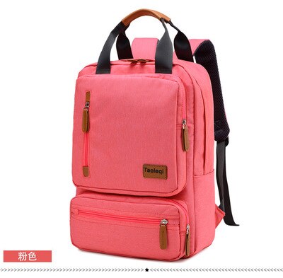 PUIMENTIUA Nylon Frauen Schule Rucksäcke Anti Theft USB Ladung Rucksack Wasserdichte Bagpack Schule Taschen Teenager Reisetasche: style B 5