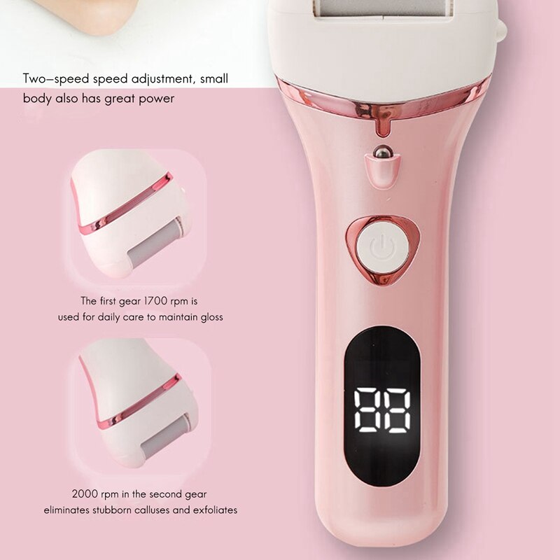 Charged Electric Foot File For Heels Grinding Pedicure Tools Foot Care Tool Dead Hard Skin Callus Remover