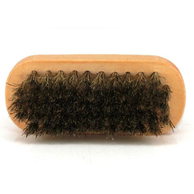 Brosses en poils de cheval pour chaussures, poils de porc, pour l&#39;entretien et le nettoyage des bottes, en daim Nubuck