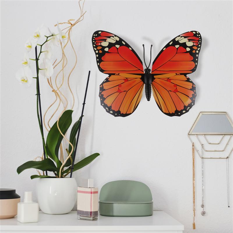 1Pc Tuin Decoratie Tuin Accessoires Tuinieren Jardineria Decor Draagbare Ornament Nep Vlinders Versiering Voor Indoor