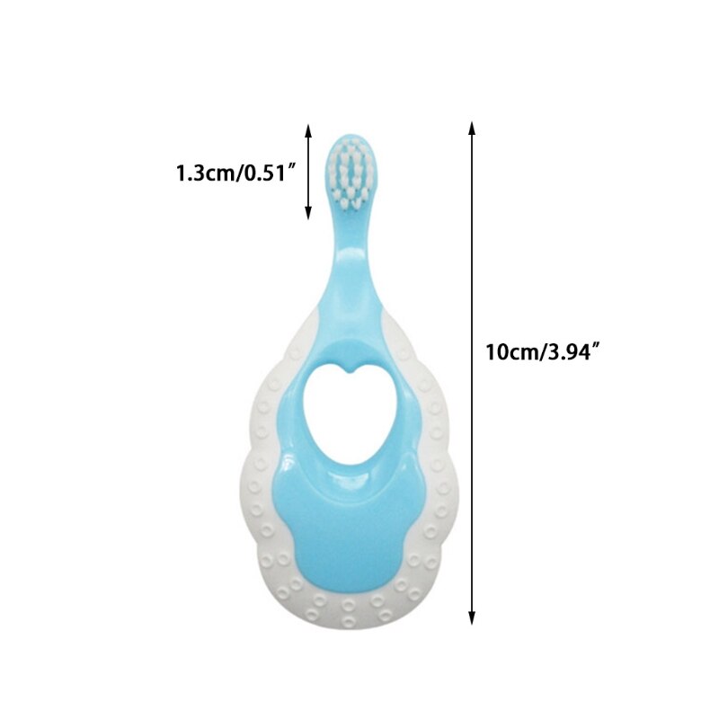 Baby Toothbrush Soft Anti Slip Handle Cartoon For Toddler Kids Newborn Oral Care GXMB