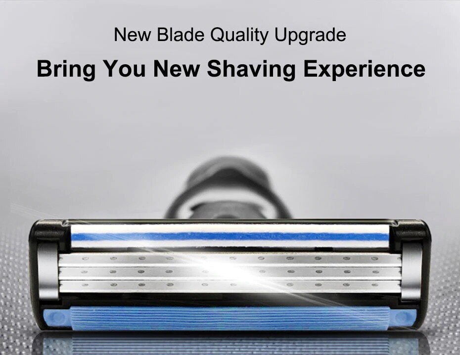 Grade Aaa + Brand Mannen Gezicht Scheren Scheermesjes Scheermesjes Voor Mannen 3 Lagen Scheren Blade Cassette