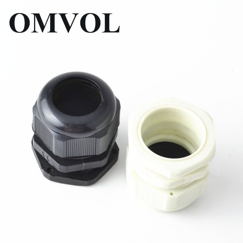 2pcs PG29 18-25MM Waterproof Nylon Cable Gland Waterproof Gasket Plastic Cable Gland