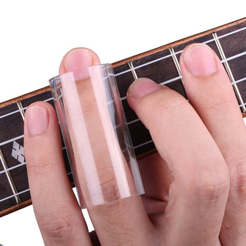 Guitar Slider Pick Set (7cm / 6cm / 5cm) 1 Stainless Steel Slide Rail 4 Picks Thumb and Fingertips, with Storage Box