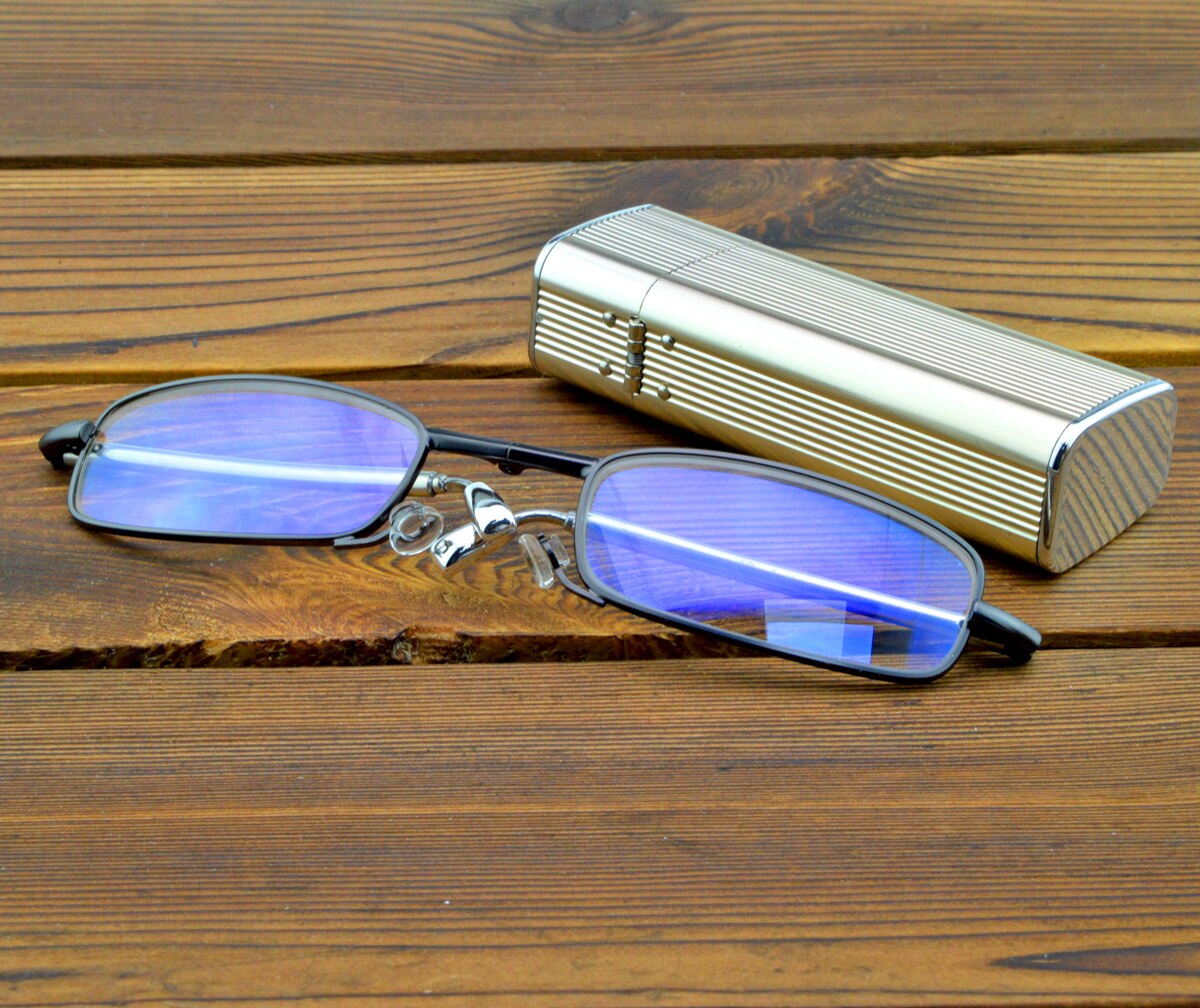 Gafas de lectura portátiles plegables, lentes de cristal Natural antifatiga + 0,75 + 1 + 1,25 + 1,5 + 1,75 + 2 + 2,25 + 2,5 A + 4
