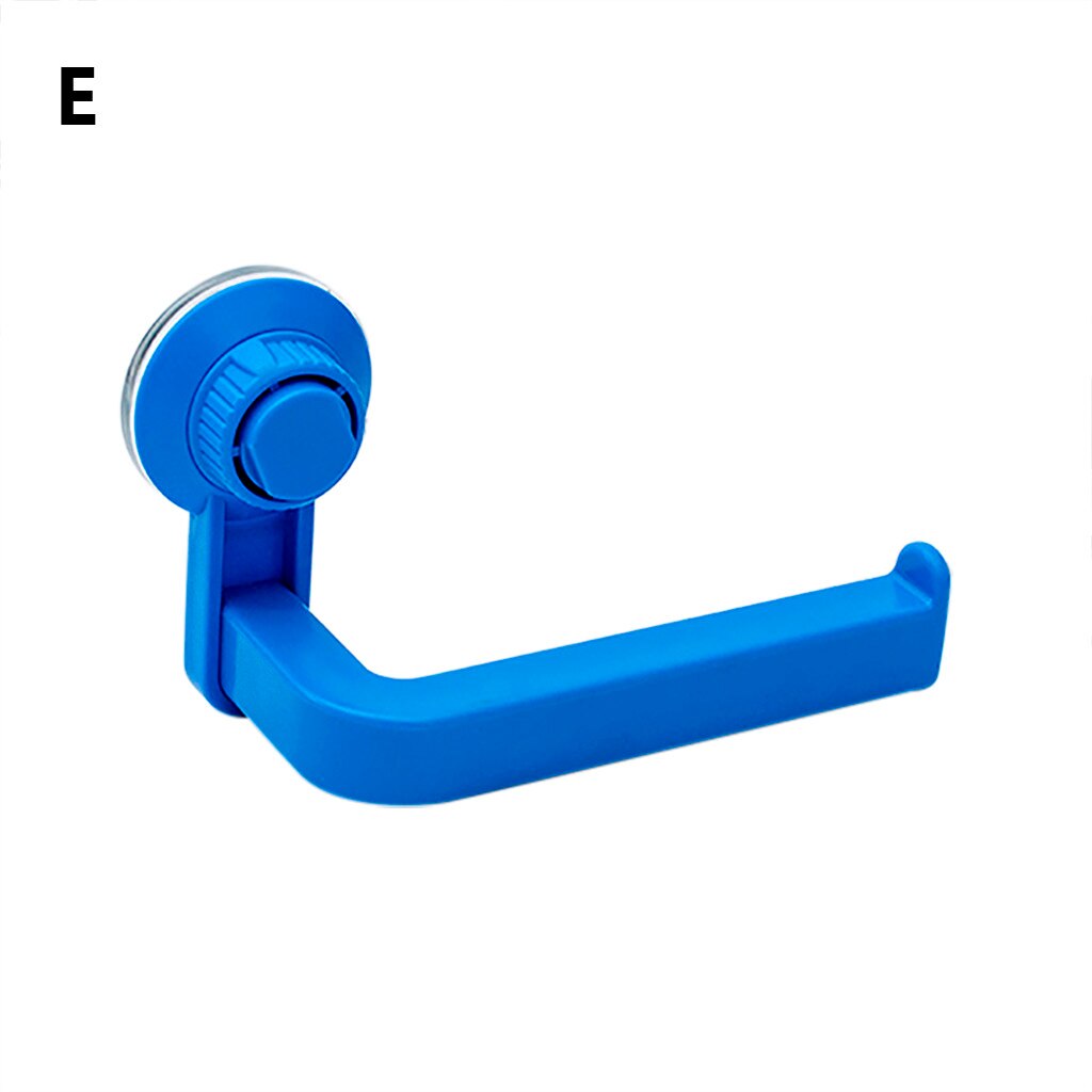 Toilet Paper Holder Super Storage Suction Cup Wall Mount Removable Rack M0813: E