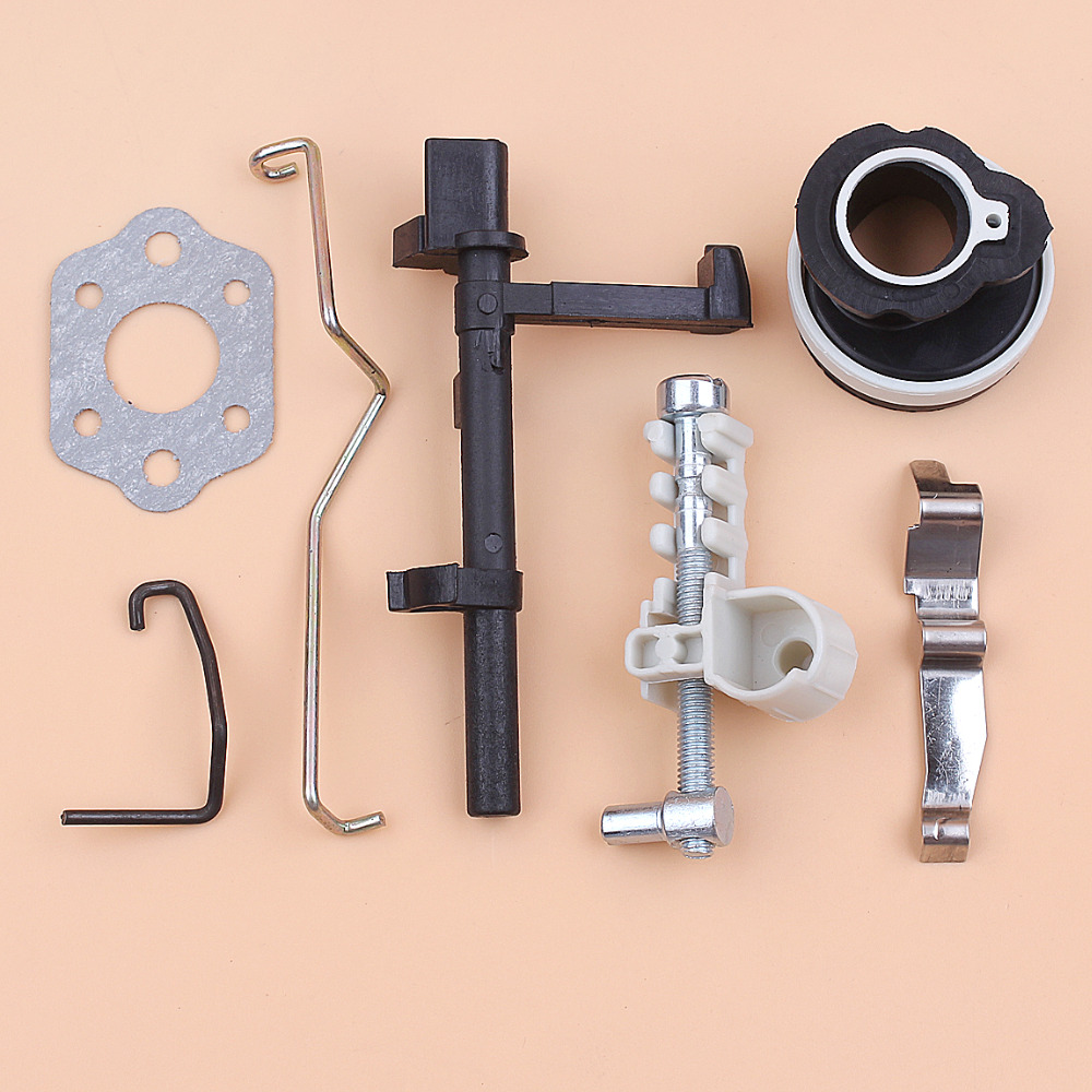 Chain Tensioner Intake Manifold Switch Shaft Throttle Choke Rod Kit For STIHL MS180 MS170 MS 180 170 018 017 Chainsaw Gas Saws