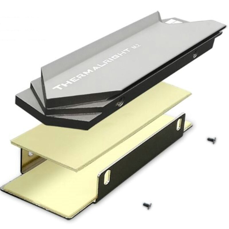 Thermalright m .2 2280 pro 22110 solid state drev køleplade heatpipe køling aluminiumslegering ssd køleplade