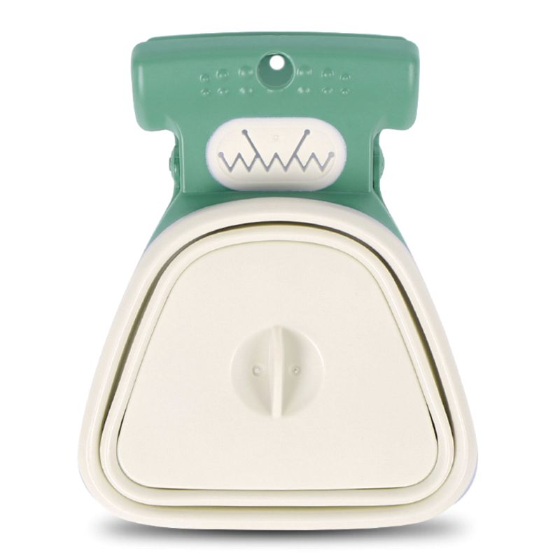 Pet Travel Folding Poop Scoop Clean Pick Up Droppings Cleaner Dog Outdoor Toilet: Green / S