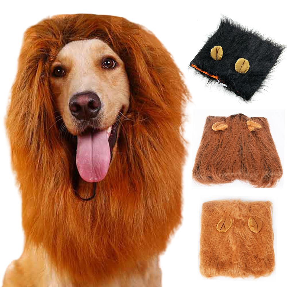 Kostüm Haustier Hund Lustige Löwe Hütte Löwen Mähne-Perücke Hütte Haustier Kostüm Lustige Löwir Mähne-Perücke Kopfbedeckungen Hütte halloween Festival Dekor für Hund