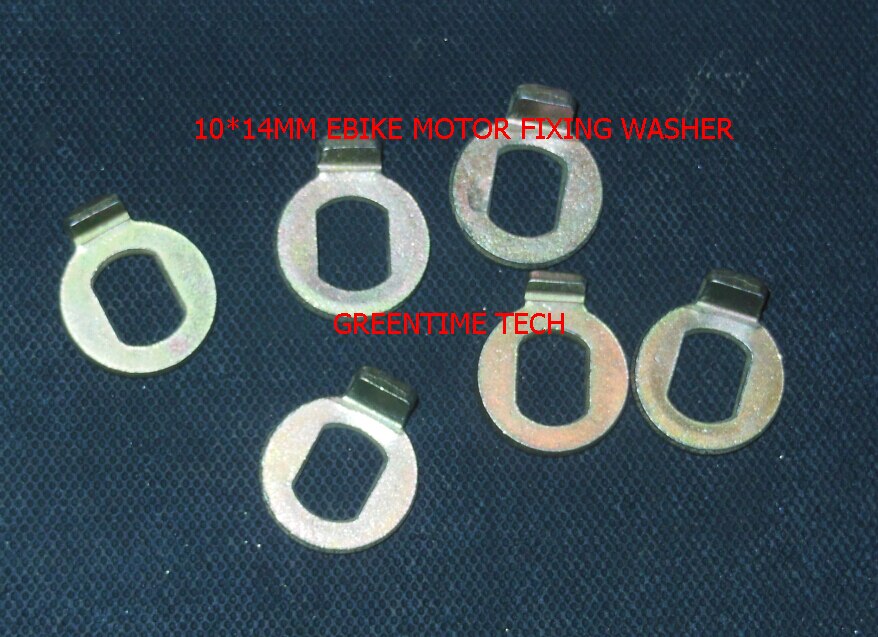 Elektrische Fiets Hub Motor As Vaststelling Washer 10*14mm (4mm dikte) Hub Motor Monteren Ringen