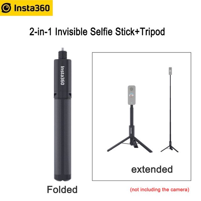 Originele insta 360 one  x2 accessoire lensbeschermers oplaadhub microfoonadapter duikkofferbeschermer bullet time snoer voor one  x 2 camera: 2 in 1 statief