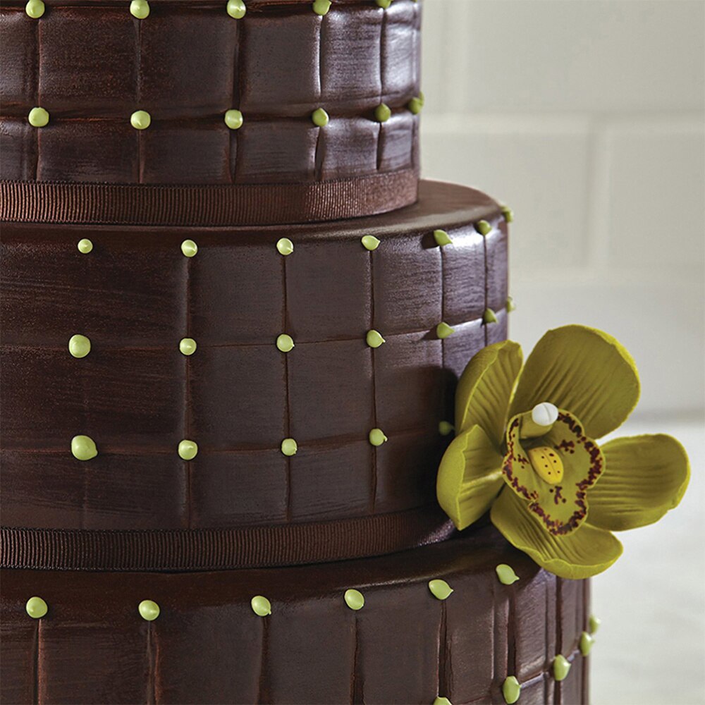 8pcs Cake Printing Template DIY Cake Stencil Template (Transparent)