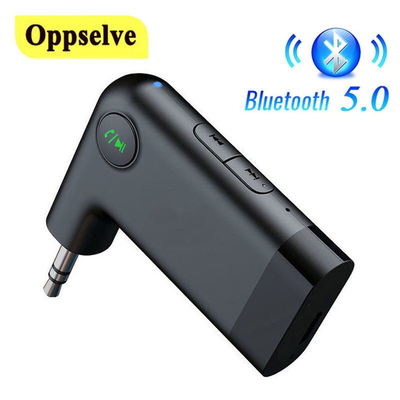 Car Aux Bluetooth 5.0 Adapter Wireless 3.5mm Audio Receiver 3.5mm Jack Aux Bluetooth 5.0 Receiver Speaker Handsfree Car Kit