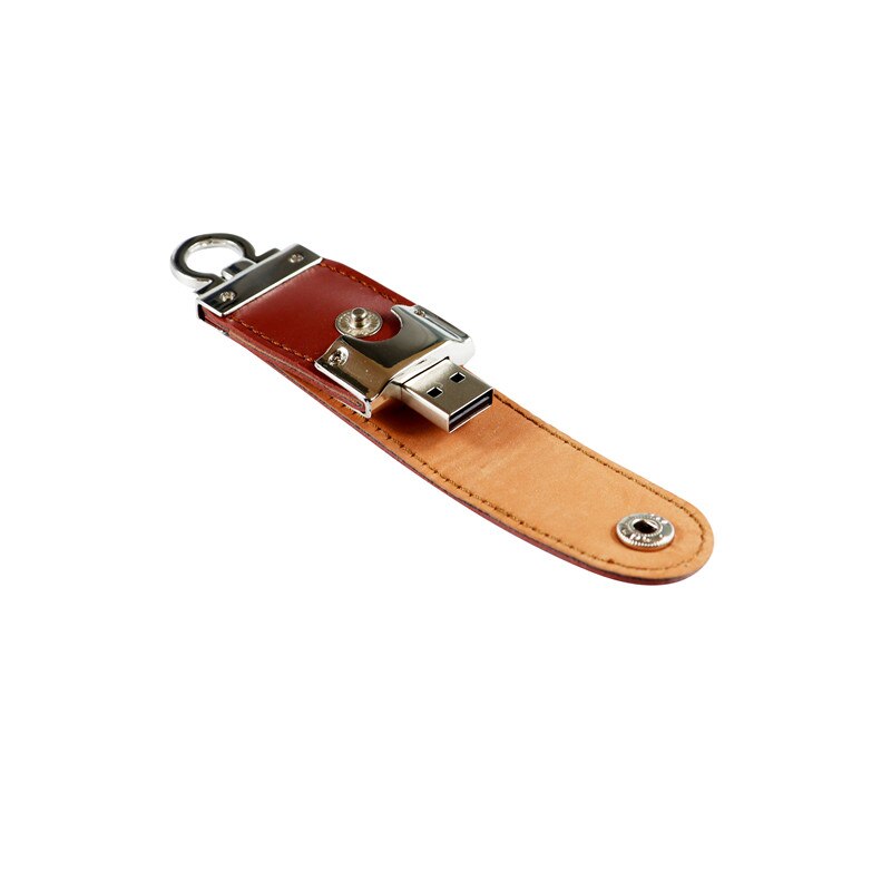 TESTO ME 64GB di cuoio del USB flash drive In Pelle usb100 Pendrive creativo USB 2.0 32gb 16gb 8gb 4gb: 8GB / Brown