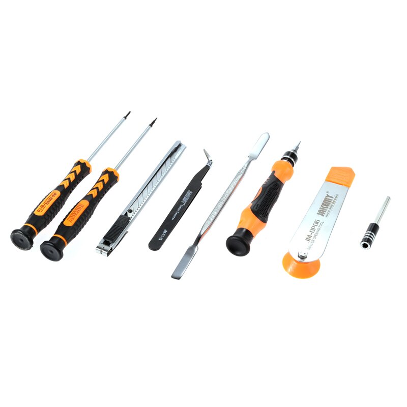 Jakemy JM-8139 Originele Multi-Functionnal Precisie Schroevendraaier Tool Set CR-V Bits Huishoudelijke Hand Voor Telefoon Tv Tablet Reparatie